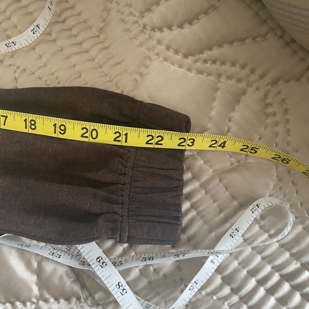 ST JOHN Jacket {S} Mock Neck Lightweight in Brown - Picture 11 of 11